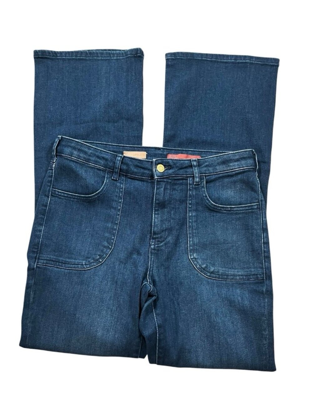 Pilcro Anthropologie Dark Wash The Icon Flare Denim Jeans Women's 29